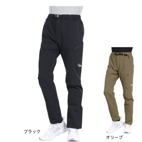 POLEWARDS（メンズ）ズボン下 下つ方 サーマルライニング トレックパンツ PW2SJD03 伸ばすこと 保温