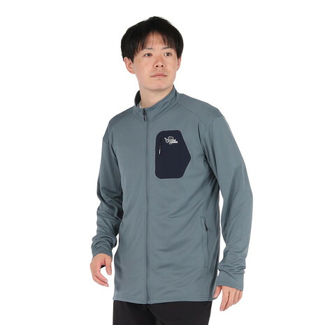 POLEWARDS（POLEWARDS）（メンズ）長袖Tシャツ ロンT Fusiondry PP ジップジャケット PW2TJB02 BLU ブルー
