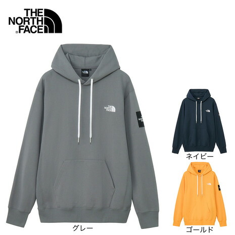 ザ・ノース・フェイス（THE NORTH FACE）（メンズ、レディース）トレーナー スウェット スクエアロゴフーディ NT12333