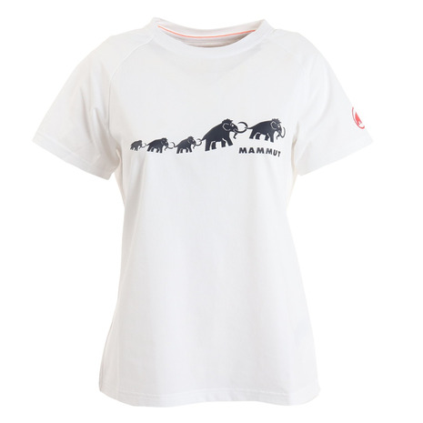 マムート（MAMMUT）（レディース）半袖Tシャツ クイックドライ ロゴプリントTシャツ AF Women 1017-02022-00473 ホワイト 速乾