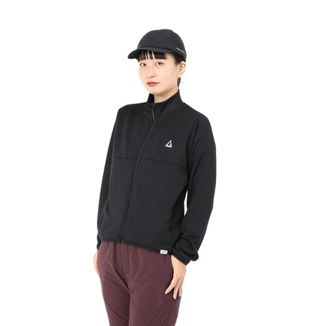 ロジャーエーガー（ROGEREGGER）（レディース）ジップアップ ルフトグリットフリース RE25FUK5620019 BLK