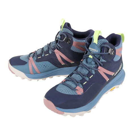 メレル（MERRELL）（レディース）山歩きシューズ 山登り靴 登山 SIREN 4 MID サイレン 4 ミッド ゴアテックス 037288 SEA 雨合羽透湿
