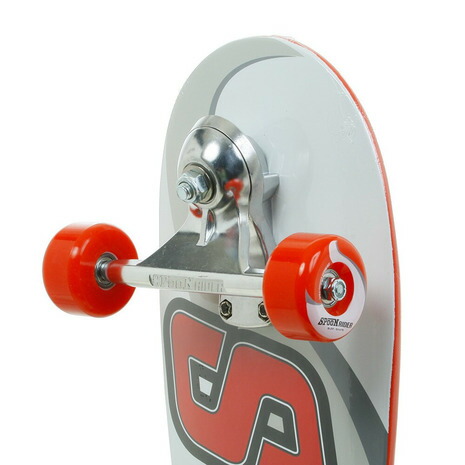 スプーン馬騎り Spoon Rider サーフ滑る Surfskate スケートボード エクストリーム運動競技 Spoonrider28 Red キッズ Restaurant Valentino De