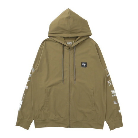 オーシャンパシフィック（Ocean Pacific）（メンズ）ラッシュガード ナイロンストレッチパーカーグラフィック 516477KH