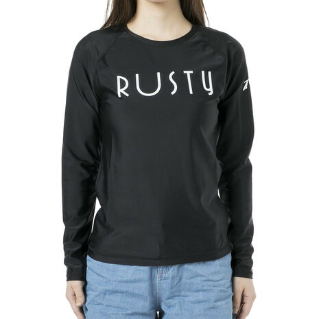 ラスティ Rusty ラッシュガード Blk レディース Psicologosancora Es