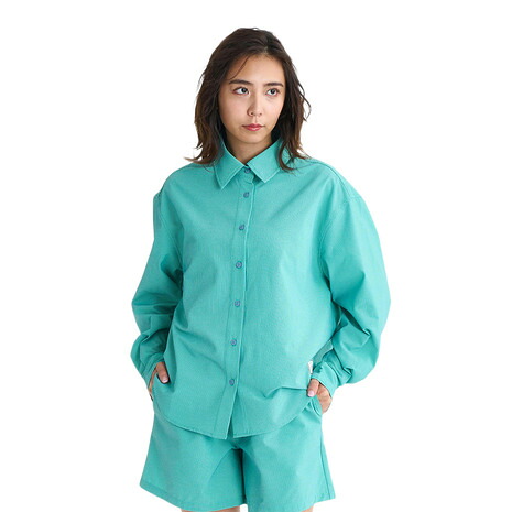 ロキシー（ROXY）（レディース）シアサッカー ラッシュシャツ 水陸両用 26SPRLY261024TRQ 6,344円