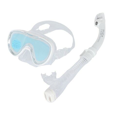 ツサスポーツ(TUSA SPORT)(メンズ、レディース)シュノーケリング プロシリーズ一眼 2点セット UC0123 W|Victoria Surf&Snow 支店