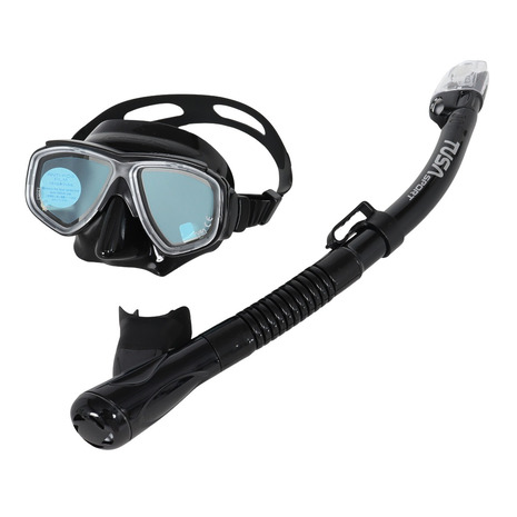 ツサスポーツ（TUSA SPORT）（メンズ、レディース）シュノーケリング プロシリーズ二眼 2点セット UC0124 BKBK｜Victoria Surf＆Snow 支店 8,778円