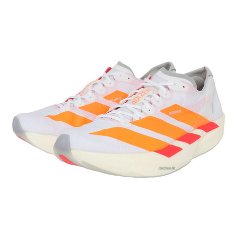アディダス(adidas)(メンズ)ランニングシューズ トレーニングシューズ 部活 アディゼロ タクミ セン 11 ホワイト オレンジ NNO00-JQ0780|Victoria Surf&Snow 支店
