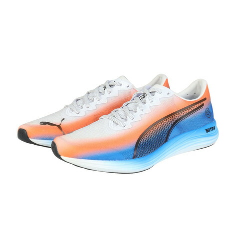 プーマ（PUMA）（メンズ）ランニングシューズ トレーニングシューズ 部活 プロピオ ニトロ 駅伝 ホワイト 31342601 スニーカー