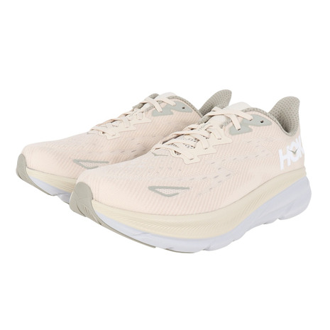 HOKA クリフトン9ワイド HOKA M CLIFTON 9 WIDE (MENS) FROST / GOLD – Runtrip Store