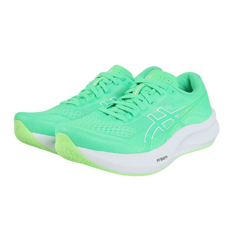 アシックス（ASICS）（メンズ）駈けっくらシューズ 小股走りシューズ エボライド 素早さ 3 広々とした 緑であること 白いこと 1011B968.300 スポーツシューズ