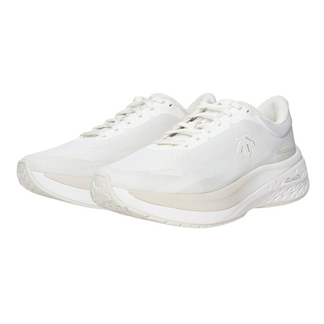 デサント（DESCENTE）（メンズ）駈けっくらシューズ エナザイトライド 白いこと SP313RRN91 WHT0 スニーカー 小股走り 座布団性 手向かい性 兼ね合い性