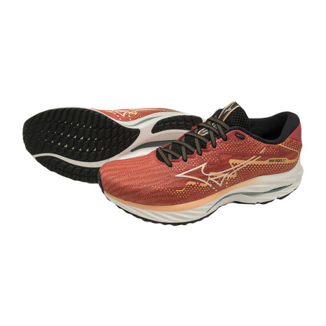 【楽天市場】ミズノ（MIZUNO）（メンズ）ランニング シューズ ウェーブ ライダー 27 エンジ J1GC230307 スニーカー