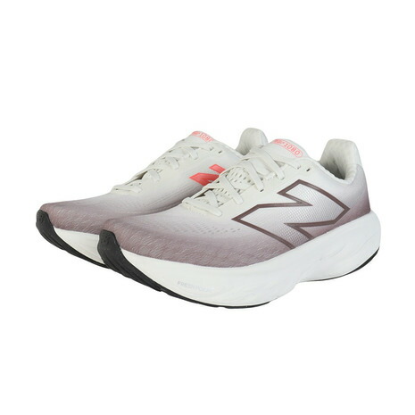 ニューバランス（new balance）（メンズ）ランニングシューズ ジョギングシューズ フレッシュ フォーム X 1080 v14 ホワイト ブラウン 108014F 2E