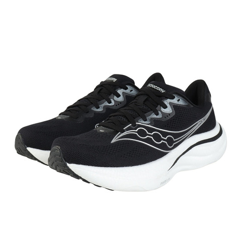 サッカニー(SAUCONY)(メンズ)ランニングシューズ ジョギングシューズ ライド 19 ブラック シルバー S21055-100 BLK/SILVER スポーツ シューズ|Victoria Surf&Snow 支店