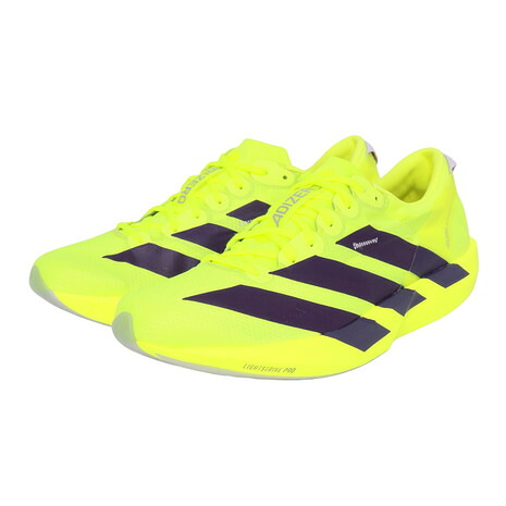 アディダス（adidas）（レディース）ランニングシューズ トレーニングシューズ 部活 アディゼロ ジャパン 9 フラッシュイエロー NKL79-JQ0778 スポーツ シューズ