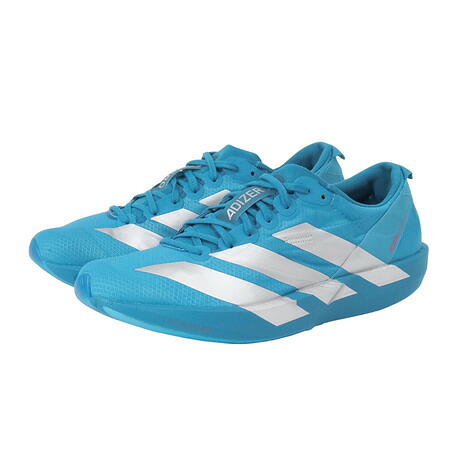 【抽選で3,000ポイント進呈・要エントリー 5/1 0:00 - 5/6 23:59】アディダス（adidas）（レディース）ランニングシューズ トレーニングシューズ 部活 アディゼロ ジャパン 9 ブルー NKL79-JQ1682 スニーカー