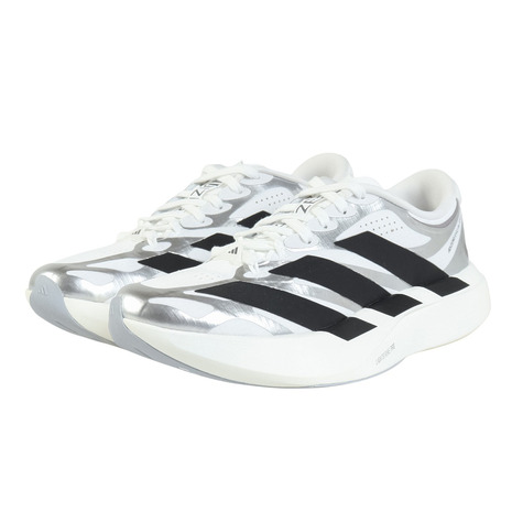 【抽選で3,000ポイント進呈・要エントリー 5/1 0:00 - 5/6 23:59】アディダス（adidas）（レディース）ランニングシューズ トレーニングシューズ 部活 アディゼロ EVO SL EXO ホワイト ブラック OSE16-KI4782 スポーツ シューズ