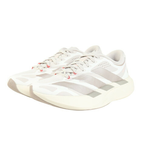 【抽選で3,000ポイント進呈・要エントリー 5/1 0:00 - 5/6 23:59】アディダス（adidas）（レディース）ランニングシューズ トレーニングシューズ 部活 アディゼロ EVO SL EXO ホワイト OSE16-KI4789 スポーツ シューズ
