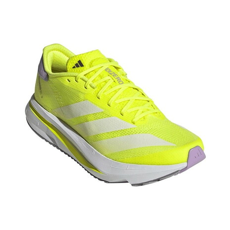 アディダス（adidas）（レディース）ランニングシューズ ジョギングシューズ アディゼロ SL 2 フラッシュイエロー NMQ08-JQ3123 スポーツ シューズ