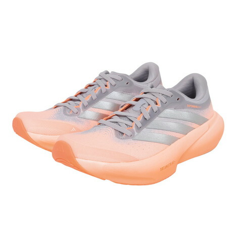 アディダス（adidas）（レディース）ランニングシューズ ジョギングシューズ スーパーノヴァ ライズ 3 サーモンピンク OMV78-JR7372 スポーツ ランニング