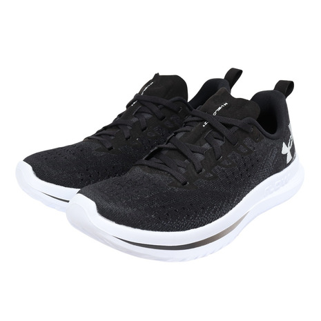 アンダーアーマー（UNDER ARMOUR）（レディース）ランニングシューズ ジョギングシューズ ベロシティ 4 ブラック 3027586 001 スニーカー