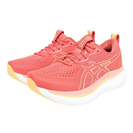アシックス（ASICS）（レディース）ランニングシューズ ジョギングシューズ グライドライド マックス ワイド ピンク 1012B754.700
