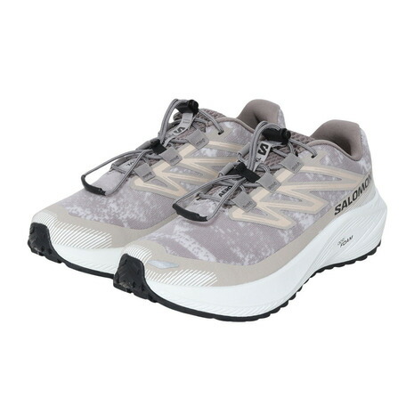 サロモン（SALOMON）（レディース）ランニングシューズ ジョギングシューズ エアロ フロー グラベル W グレー L49255700 スポーツ シューズ