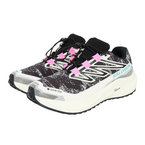 サロモン（SALOMON）（レディース）ランニングシューズ ジョギングシューズ エアロ フロー グラベル ゴアテックス W グレー ブラック L49256200 スポーツ シューズ 防水 11,880円