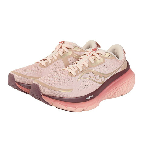 【抽選で3,000ポイント進呈・要エントリー 5/1 0:00 - 5/6 23:59】サッカニー（SAUCONY）（レディース）ランニングシューズ ジョギングシューズ ガイド 18 ピンク S10998-222 CAMEO/TERRA スニーカー