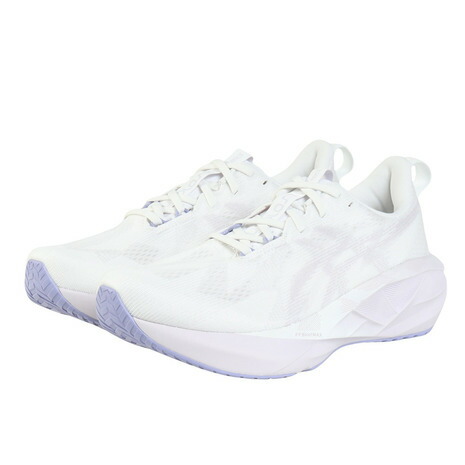 アシックス（ASICS）（レディース）ランニングシューズ ジョギングシューズ ノヴァブラスト 5 ホワイト パープル 1012B765.103