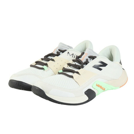 ニューバランス（new balance）（レディース）ランニングシューズ スポーツシューズ ミニマス トレーニング v2 ホワイト ブラック WXMTRCM2 D