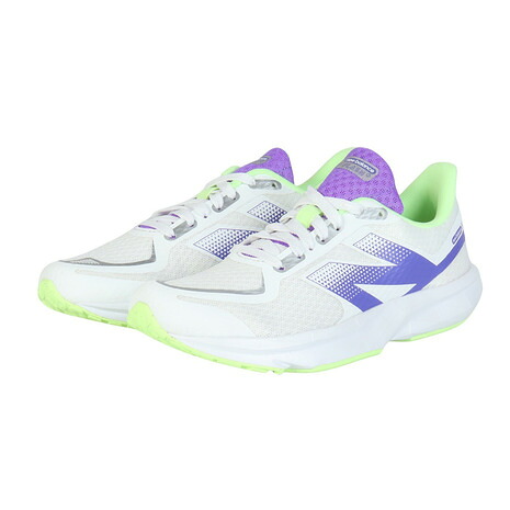 ニューバランス（new balance）（キッズ）ジュニア スポーツシューズ スニーカー フラッシュ v7 レース ホワイト GFLSJ51D M ランニング シューズ