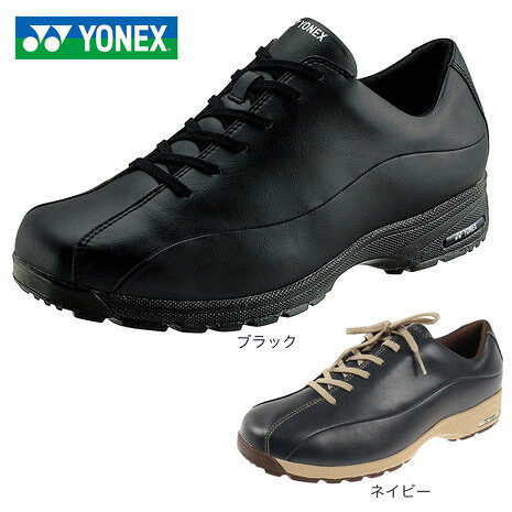 ヨネックス（YONEX）（メンズ） スニーカー 撥水 パワークッション ブラック ネイビー SHWM21N ウォーキングシューズ 抗菌 防臭 衝撃吸収 通勤 通学 オフィス