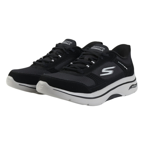 スケッチャーズ（SKECHERS）（メンズ）ウォーキングシューズ スリップインズ ゴーウォーク アーチ形相応う 2.0 黒いこと 216650-BKGY スニーカー ハンズフリー