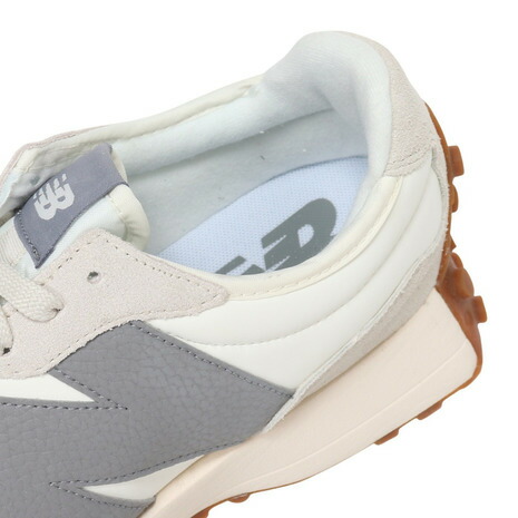 ニューバランス（new balance）（メンズ、レディース）スニーカー 327 U327 LT D ホワイト グレー カジュアル スポーツシューズ  タウン 日常履き