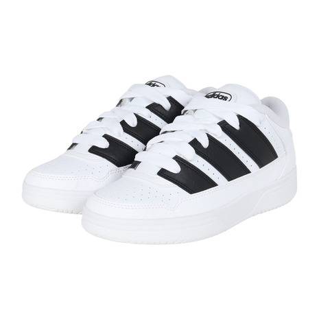 アディダス（adidas）（メンズ、レディース）スニーカー スポーツシューズ ターンアラウンドシューズ ホワイト ブラック JS0145 カジュアルシューズ スポーツ