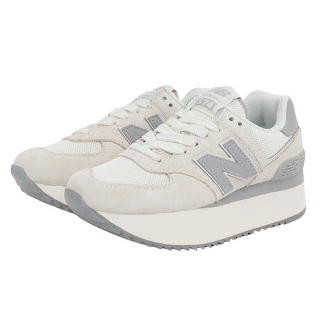 新作【New Balance】 574 プラットフォームスニーカー ★ 送料込 New Balance新作☆レザー 厚底 プラットフォーム WL574 追跡有