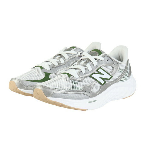 ニューバランス（new balance）（レディース）スニーカー スポーツシューズ フレッシュ フォーム アリシ V4 シルバー グリーン WARISTA4 D スポーツ カジュアル シューズ