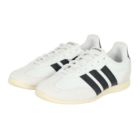 アディダス（adidas）（レディース）スニーカー スポーツシューズ バレダ ロー ホワイト ブラック OOY96-KI6726 スポーツ カジュアル シューズ