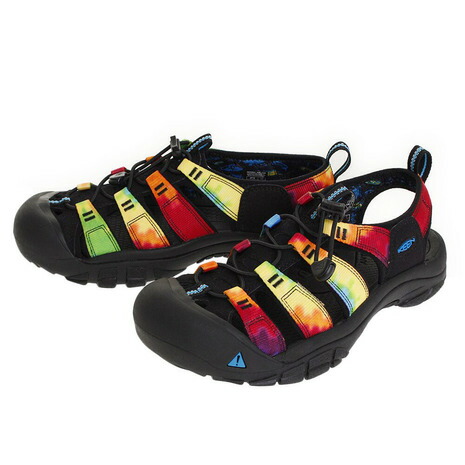 キーン（KEEN）（メンズ）サンダル ニューポートレトロ レインボー 1018804 ストラップサンダル 軽量 撥水 抗菌 防臭 タウン レジャー アウトドア