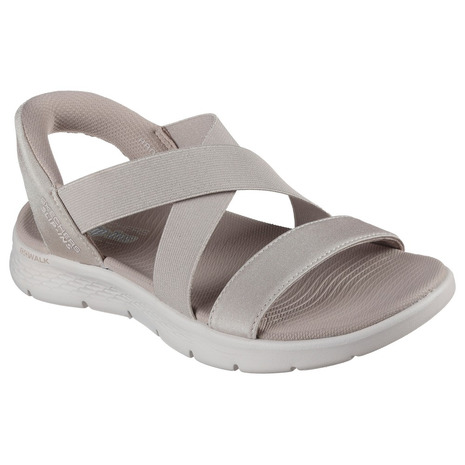 スケッチャーズ（SKECHERS）（レディース）ストラップサンダル SLIP-INS ゴーウォーク フレックス サンダル - グリマー ベージュ 141489-TPE｜Victoria Surf＆Snow 支店