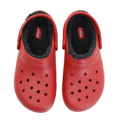 red lined crocs