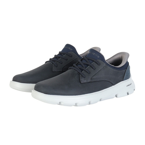 スケッチャーズ（SKECHERS）（メンズ）心地よいシューズ スリップインズ リラックスドフィット アーチ形相応う ガルザ ラングストン 米国海軍 205511-NVY