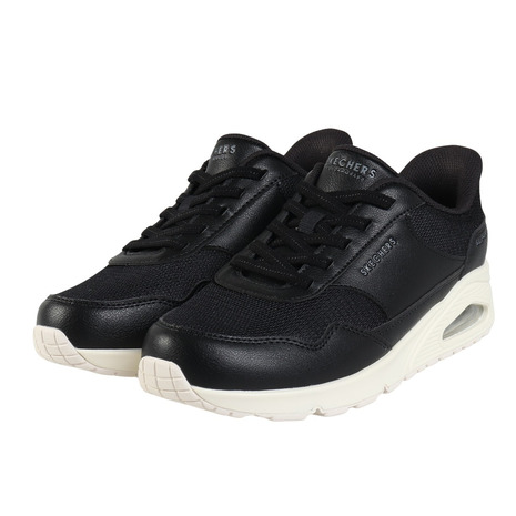 スケッチャーズ（SKECHERS）（レディース）カジュアルシューズ スリップインズ ウノ バンクシア 177117W-BLK