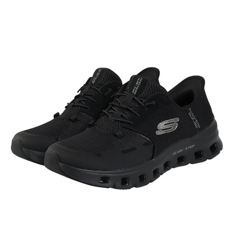 スケッチャーズ（SKECHERS）（レディース）カジュアルシューズ スリップインズ グライドステップ プロ ブラック 150420-BBK スニーカー