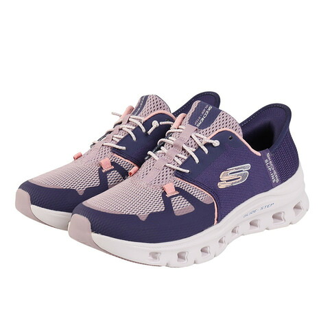 スケッチャーズ（SKECHERS）（レディース）心地好いシューズ スリップインズ グライドステップ 労働者階級 パープル 150420-PRCL スニーカー