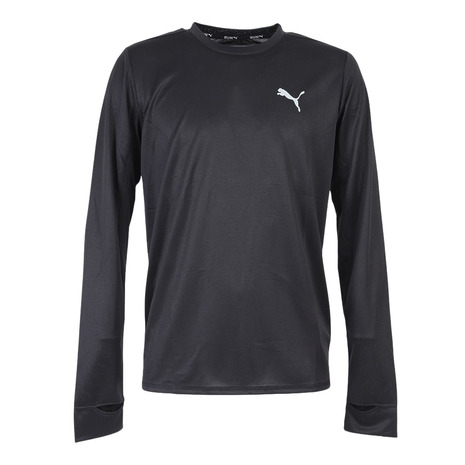 プーマ(PUMA) ランニング ランニングウェア メンズ Tシャツ 長袖 520615 01 BLK (メンズ)