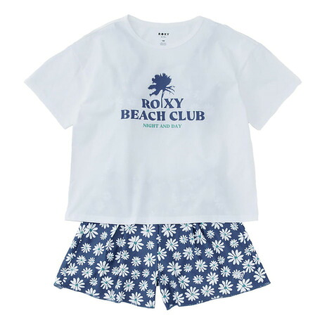 ロキシー（ROXY）（キッズ）PEAKDAY 3点書き割り 混雑時ティーシャツ付き添い人 水泳着 26SPTSW261102BLU